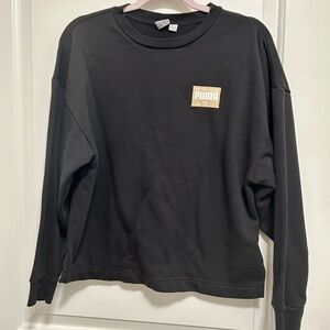 Puma Black Top with Gold Patch